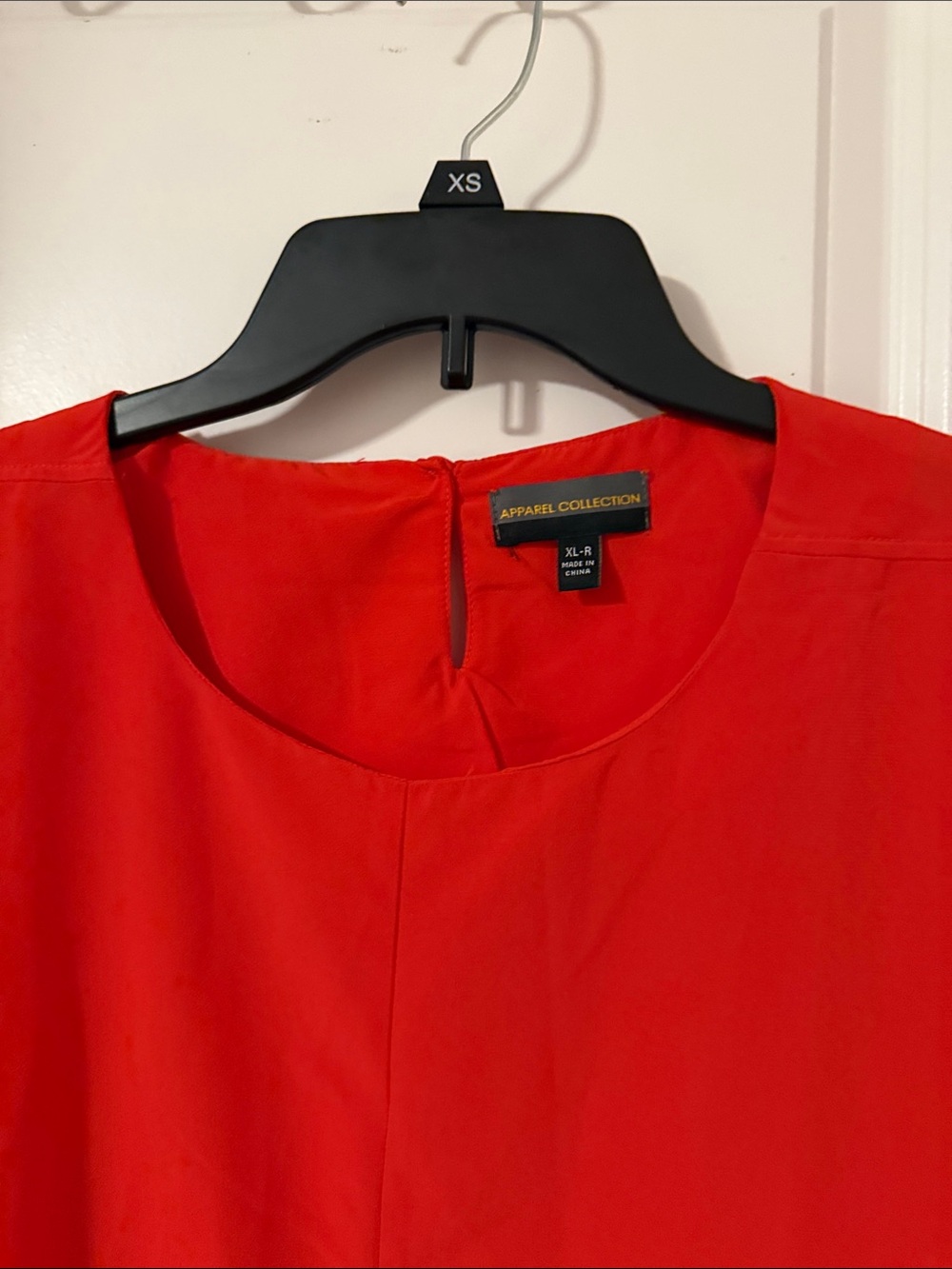 Eileen Fisher Bright Red Relaxed Long-Sleeve women’s Top - Picture 2 of 6